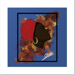 African woman Posters and Art